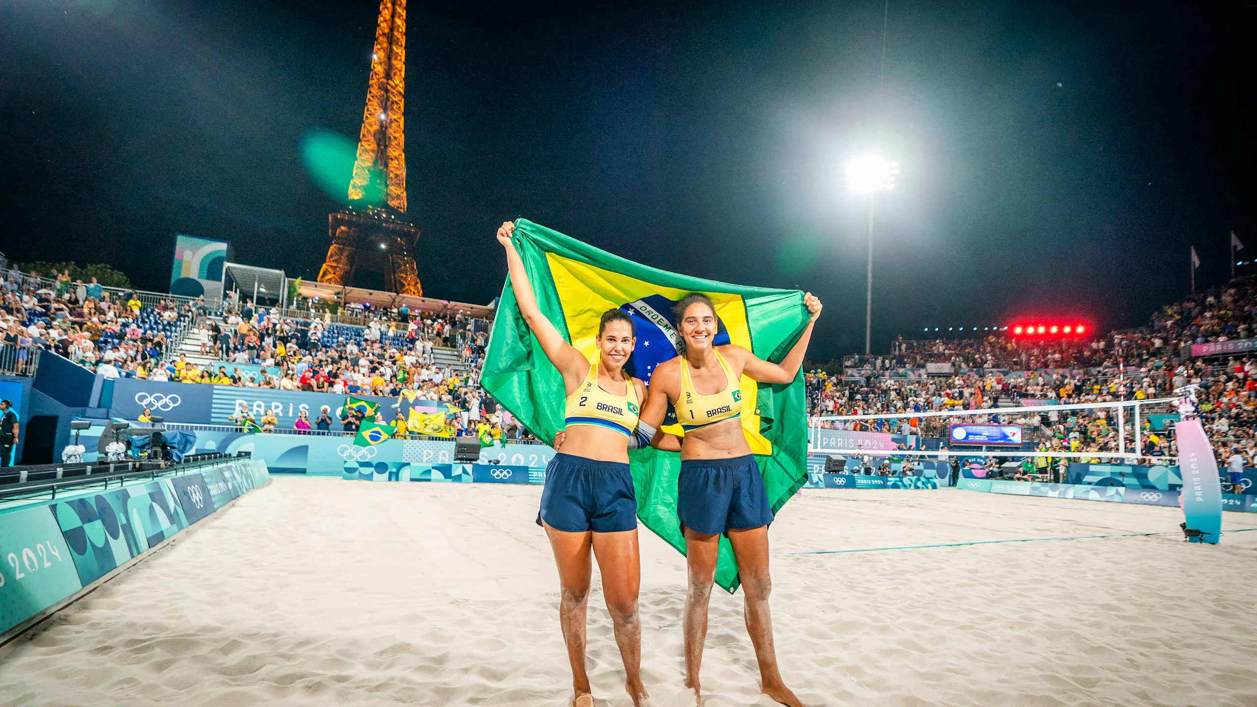 Ana Patricia & Duda Lead Brazil to Olympic Glory: A Historic Victory in Beach Volleyball at Paris 2024