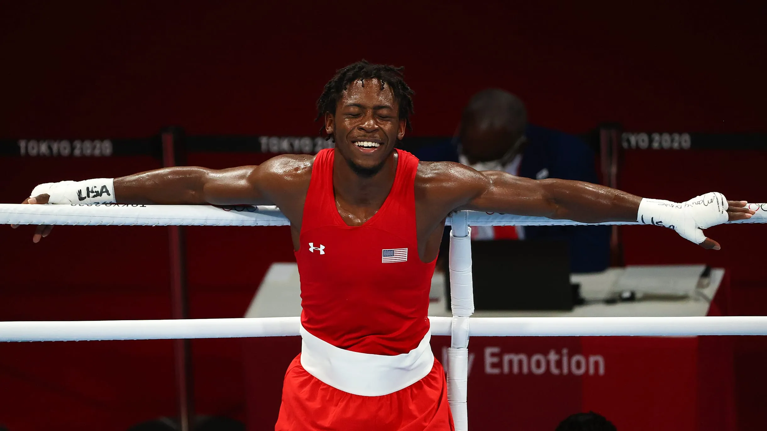 image_67aac67450689 Keyshawn Davis, the dream of a first round against Berinchyk, a match worthy