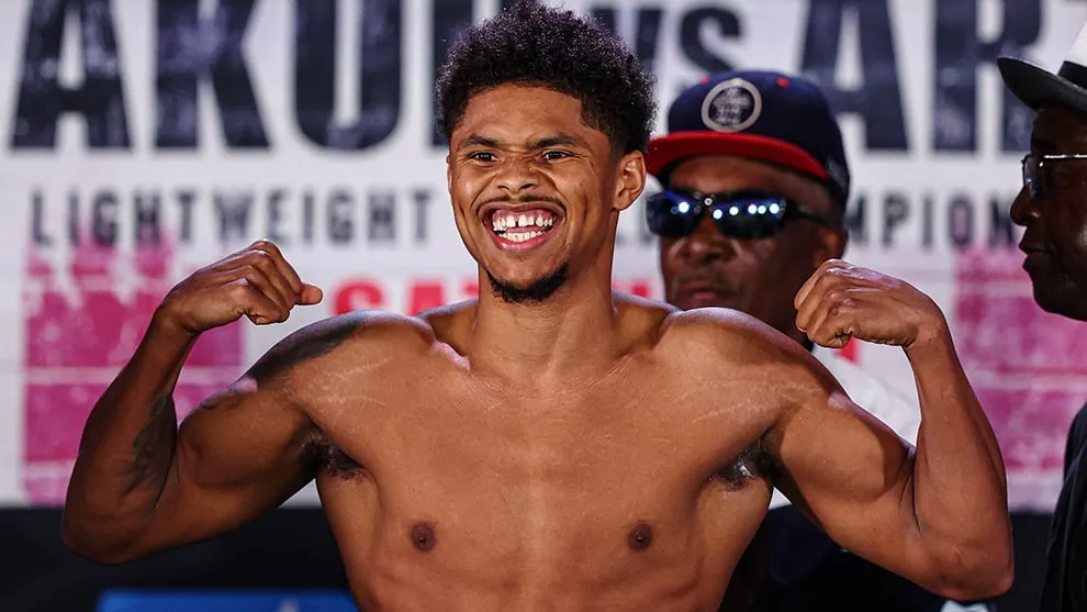 image_67b552938f832 Shakur Stevenson continued to promote his career as Floyd Schofield withdrew from their very expected match. News about the withdrawal of Schofield sent ripples through the boxing community