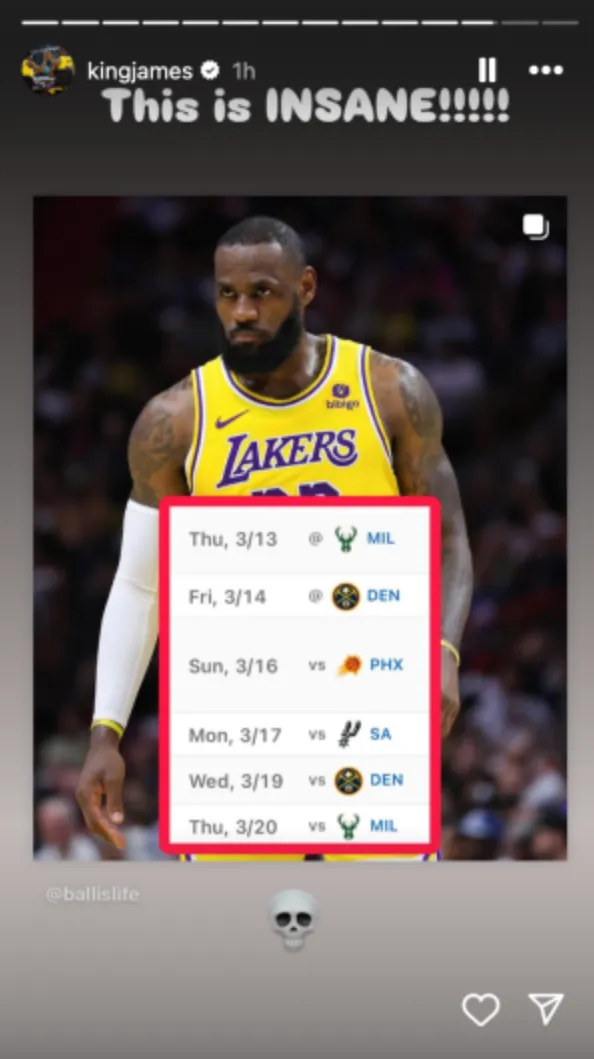 image_67bb3707e5332 LeBron James Sends a Strong Message as Lakers Face Tough Road Ahead